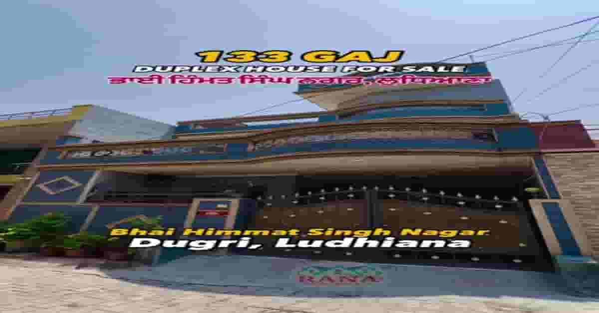 133 gaj house sale in dugri ludhiana 70 lakhs